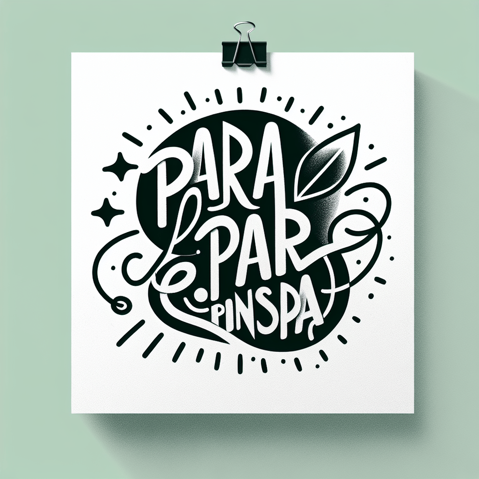 O texto Para Pra Pensar, em estilo minimalista, de preferência handwrite, illustration, poster text effect image