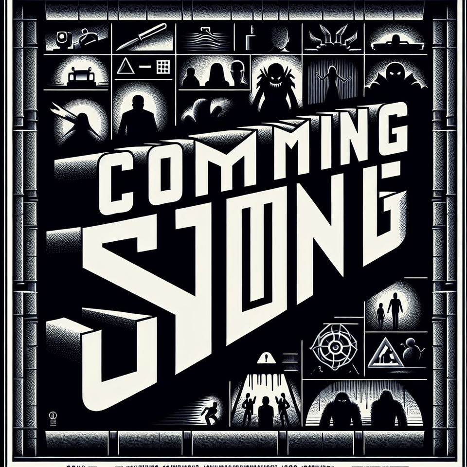coming soon text effect image