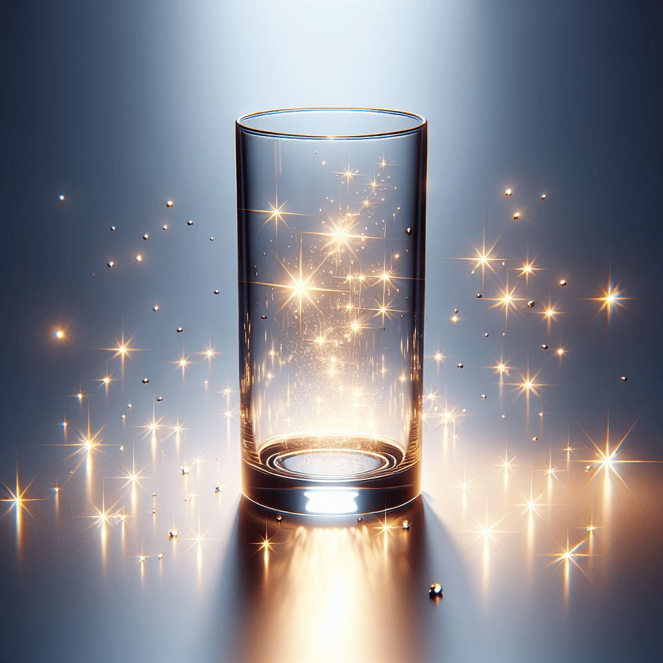 glass text effect image