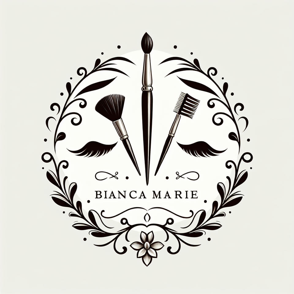 Bianca Marie Permanent Make-up Artist. The primary focus of my business revolves around permenant makeup (brows, lips and eye liner tattoo). I prefer a logo that's elegant and sophisticated, which would reflect the high-quality andPRECISION services that I offer. text effect image