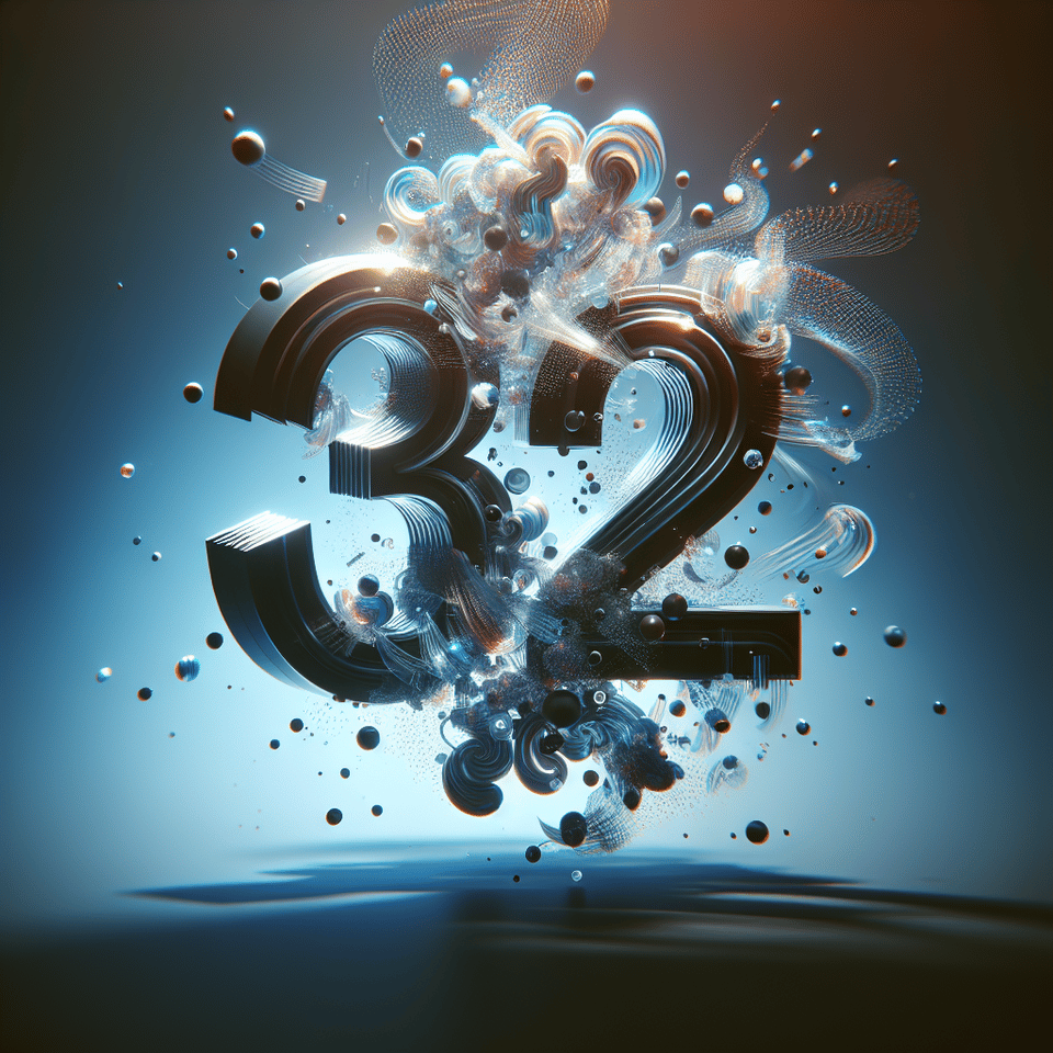 0312 with 3d technology, 3d render, illustration text effect image