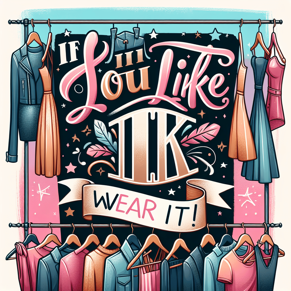 if you like it wear it text effect image