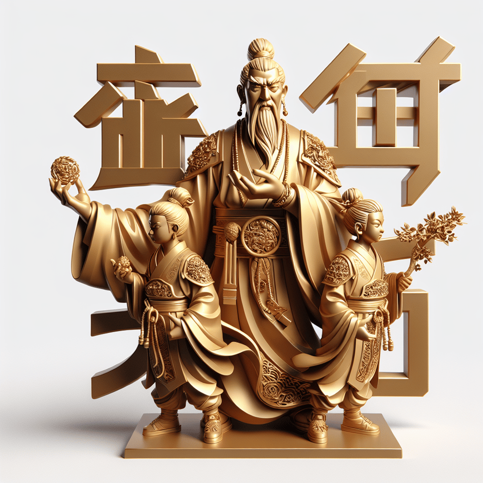 將『誰與爭鋒』四個字以3D方式強而有力的呈現 text effect image