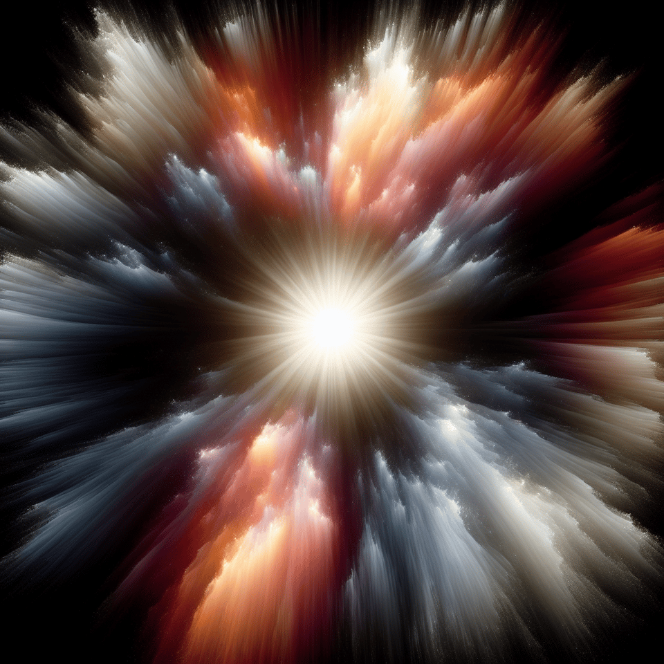 blooming effect text effect image