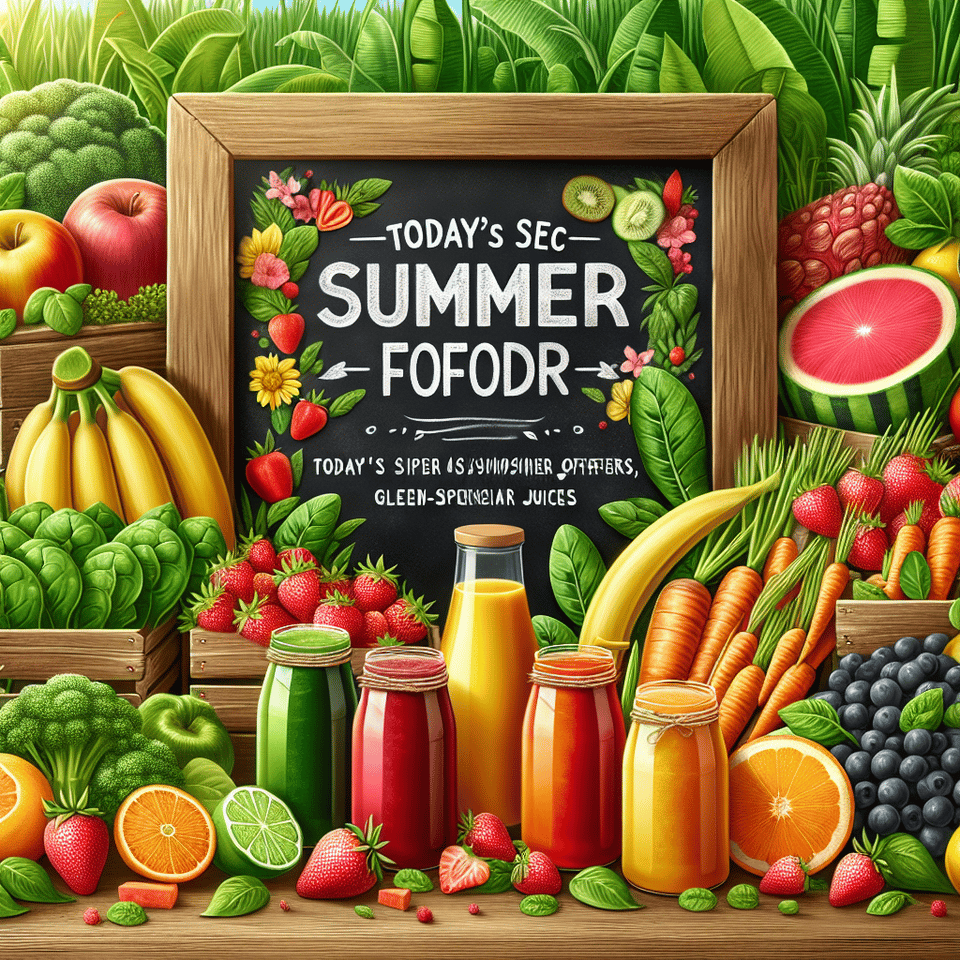 healthy food summer offer text effect image