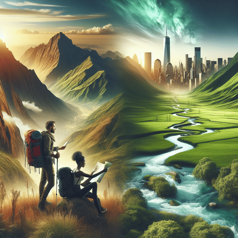 travel text effect image