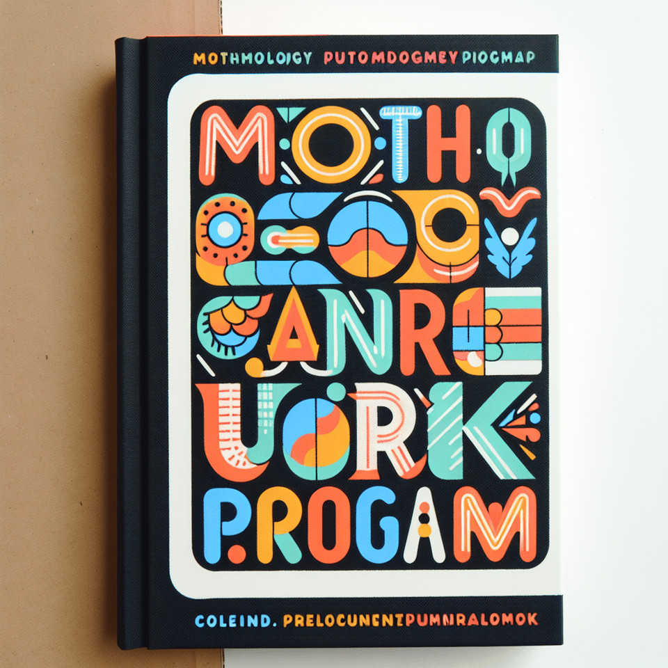 TEKS KALIMAT PENDEKATAN METODOLOGI DAN PROGRAM KERJA WARNA WARNI UNTUK SAMPUL BUKU text effect image