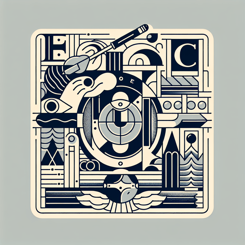 A , typography, illustration text effect image