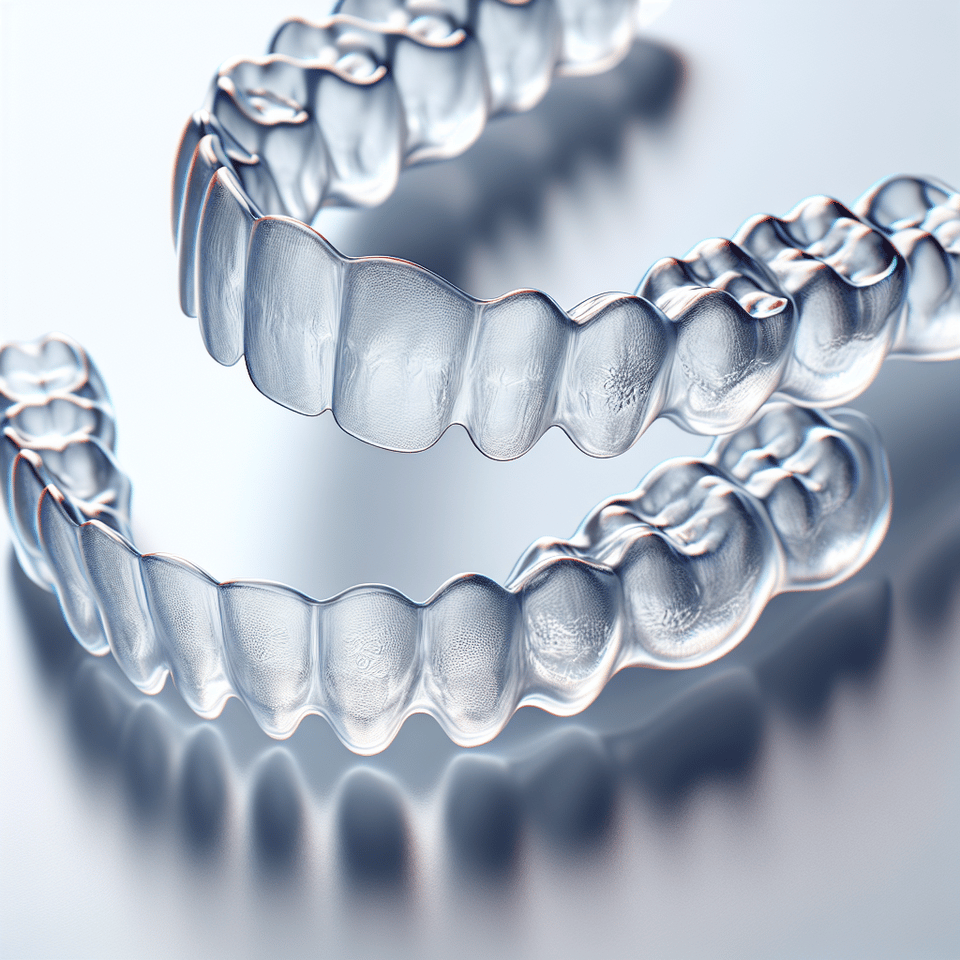 Clear Aligners text effect image