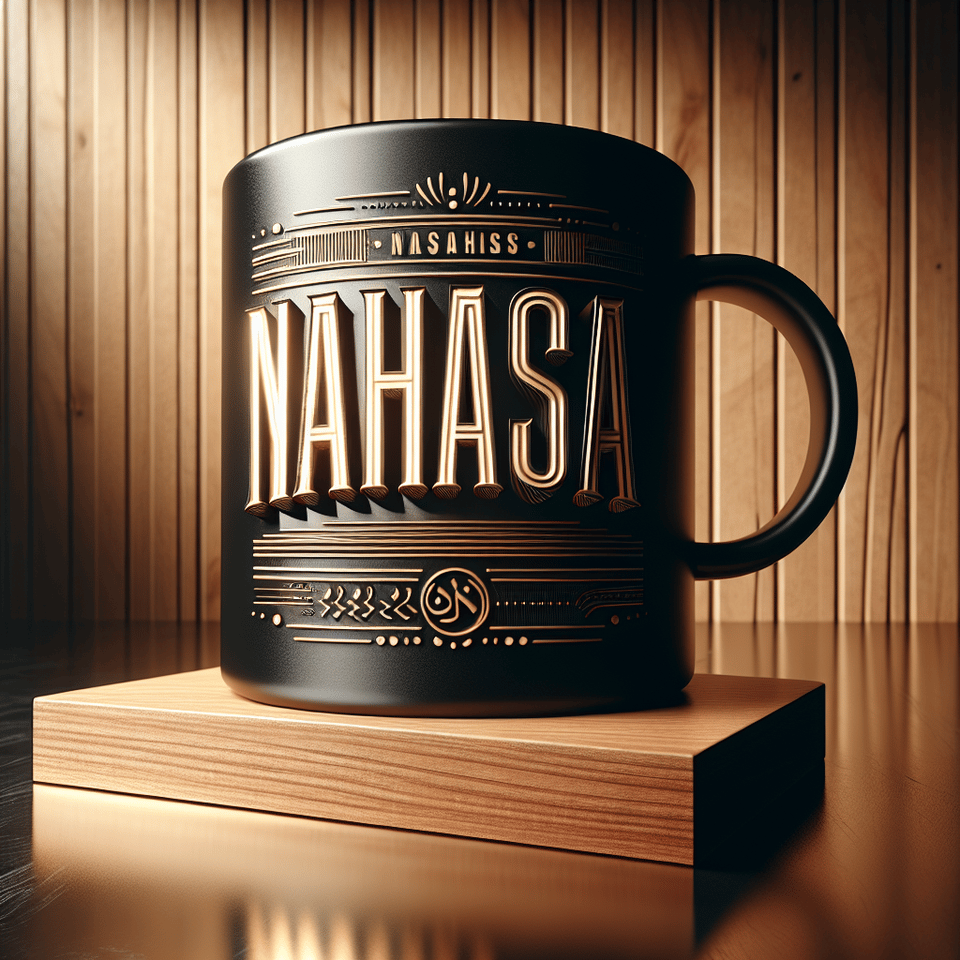 NAHASA, typography, product text effect image