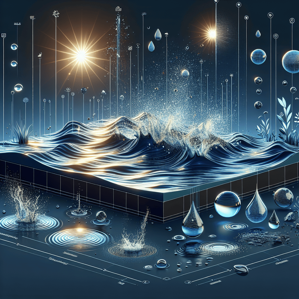 AMY 3d water effects text effect image