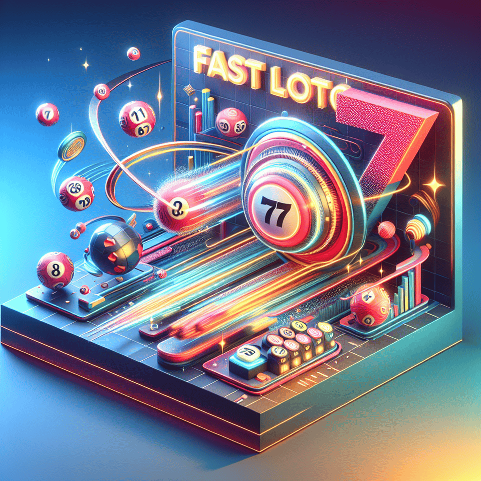 FASTLOTO777, illustration, 3d render text effect image