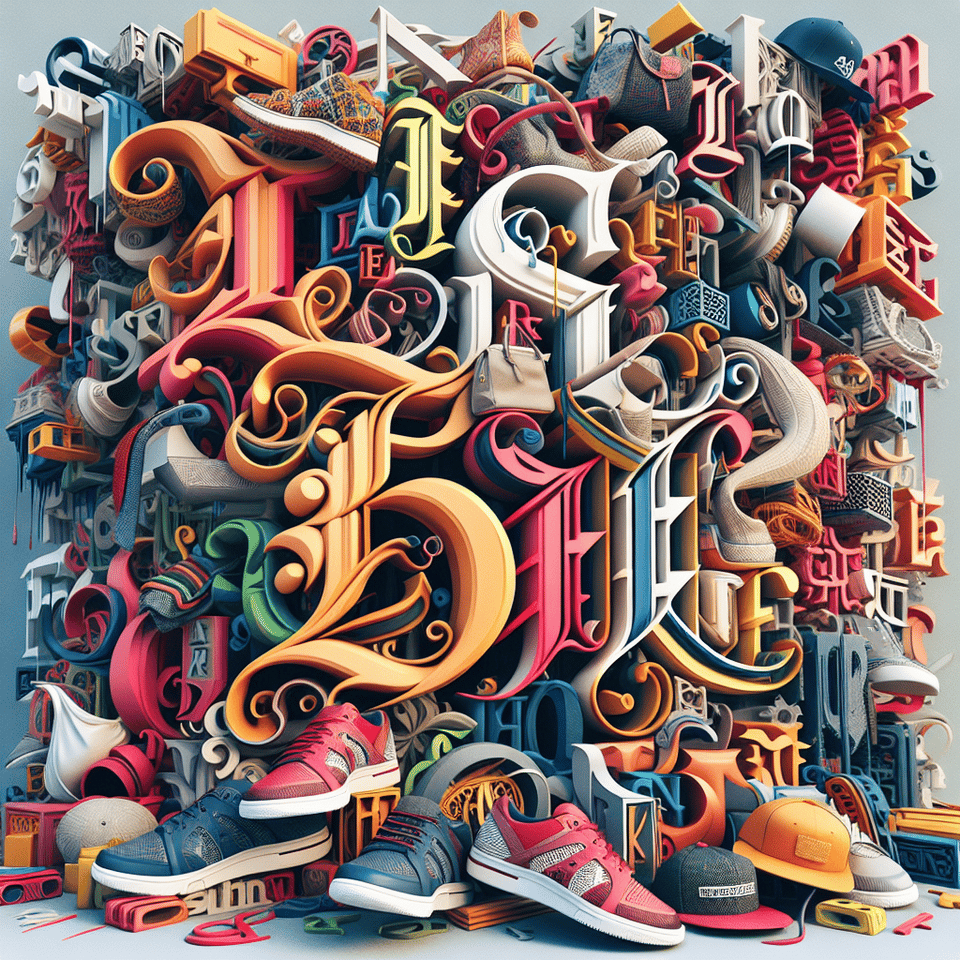KV, typography, 3d render, illustration, fashion, graffiti text effect image