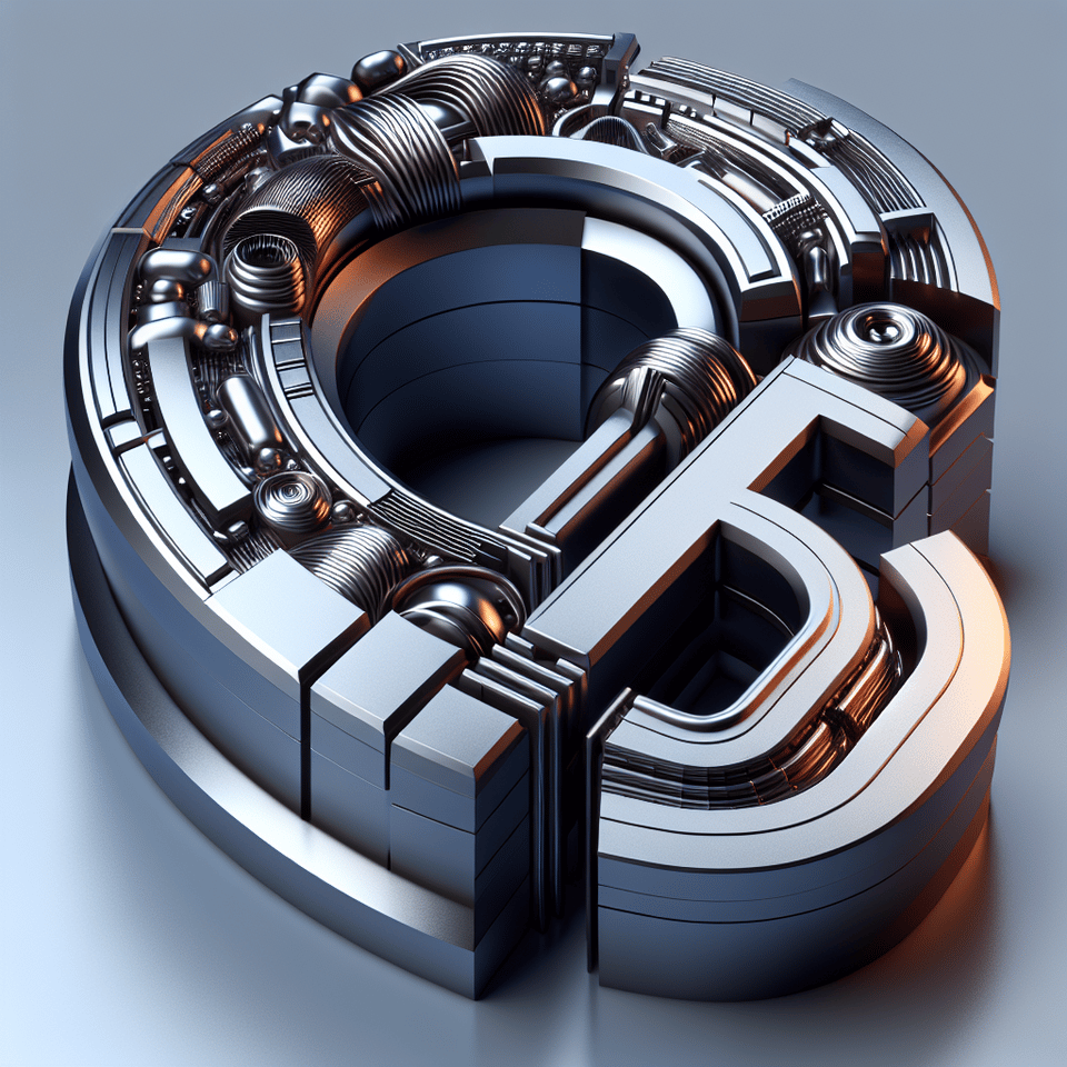 alphabot guide futuristic metallic font, typography, 3d render text effect image