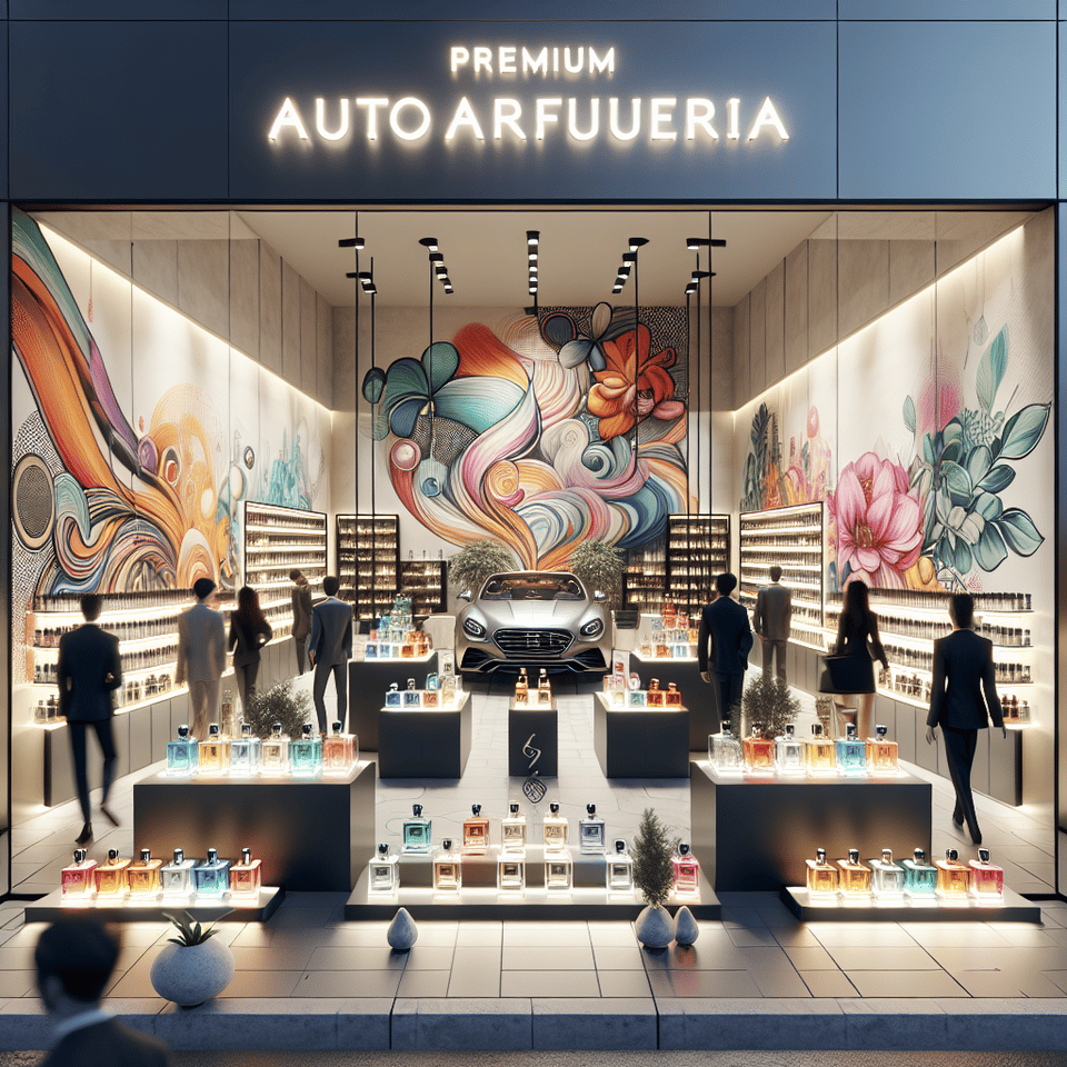 Parfumeria auto premium, graffiti text effect image