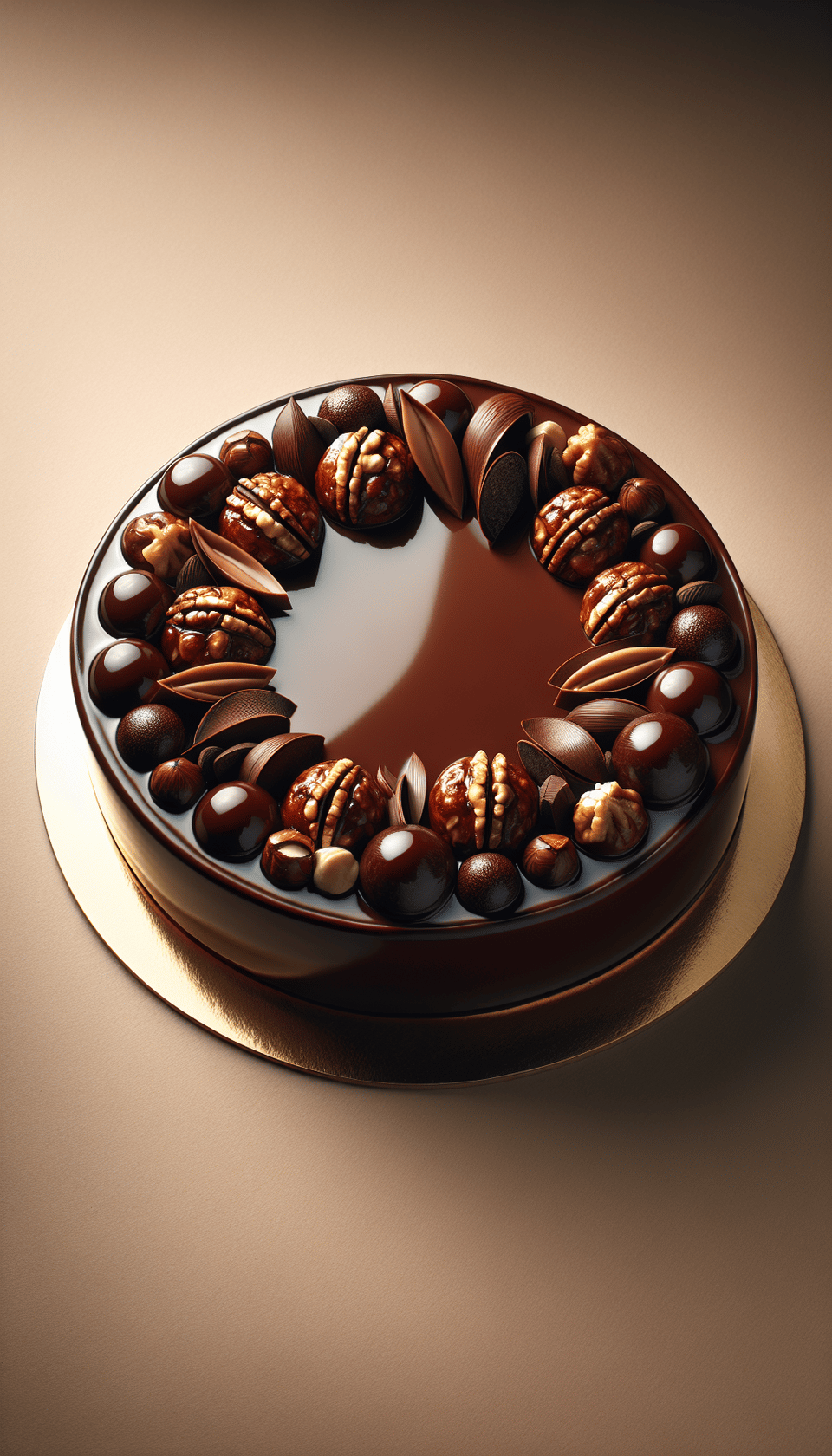 entremet rond chocolat grillote pour 1 personne text effect image