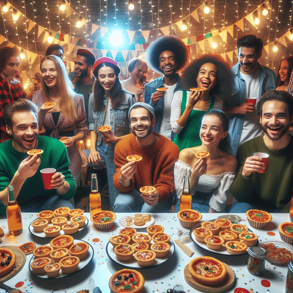 pizzacups party text effect image