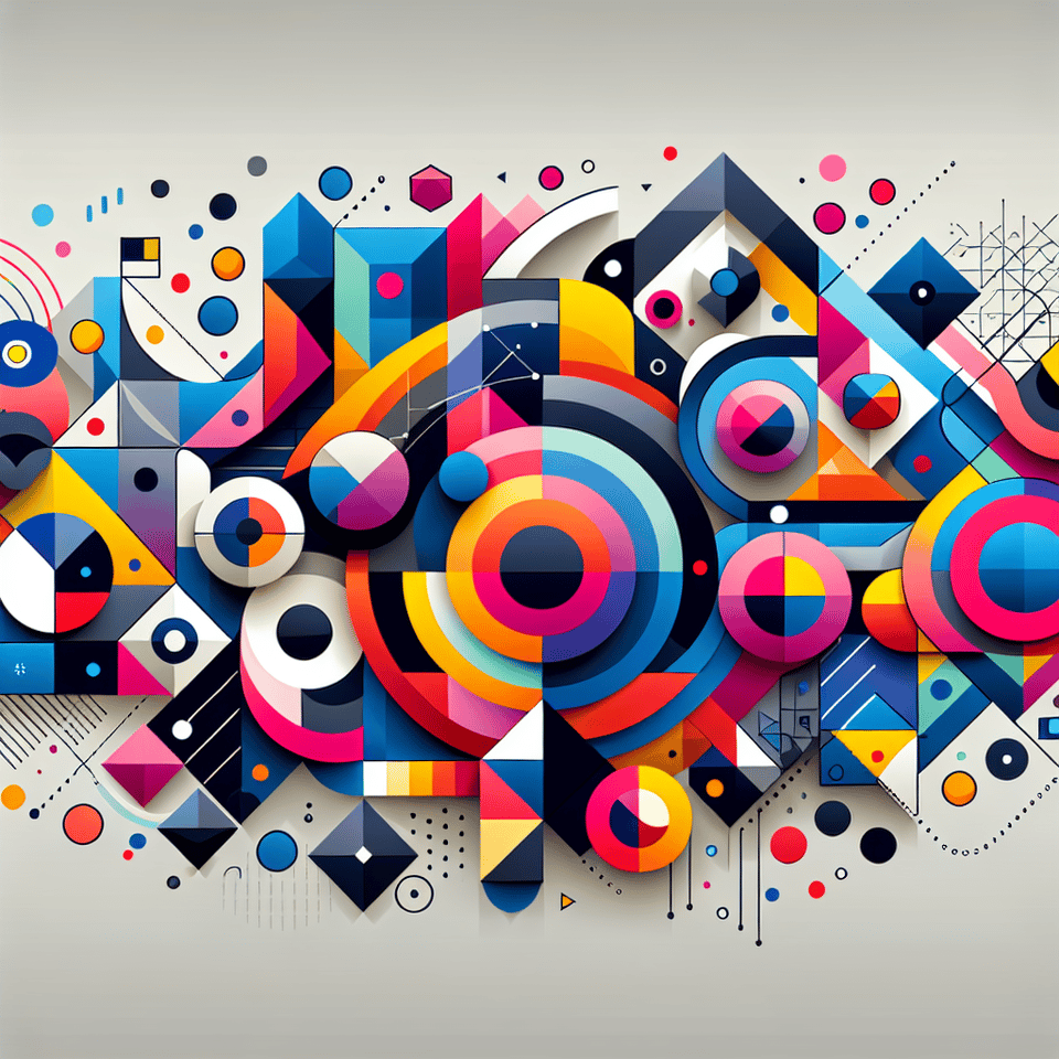 Geometric Creative Banner text effect image