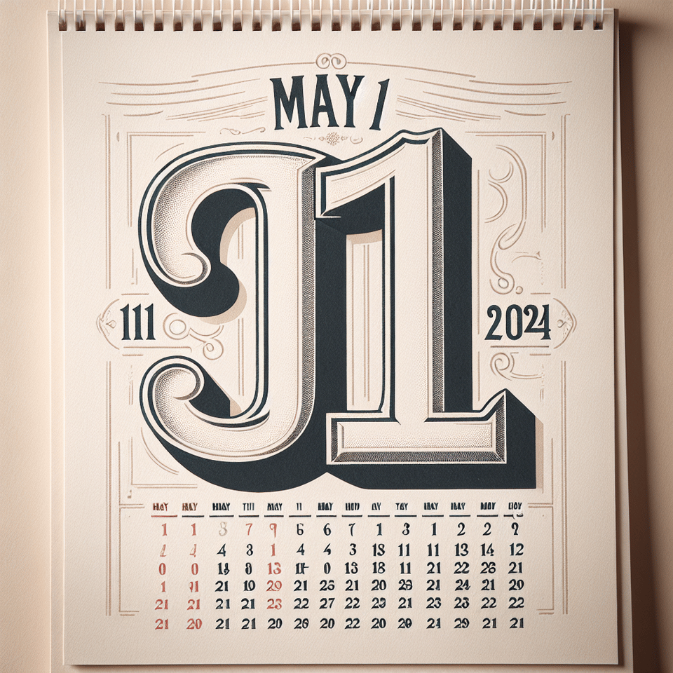 11 मई 2024 text effect image