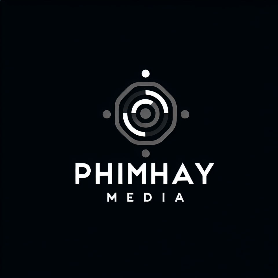 Phimhay Media logo text effect image