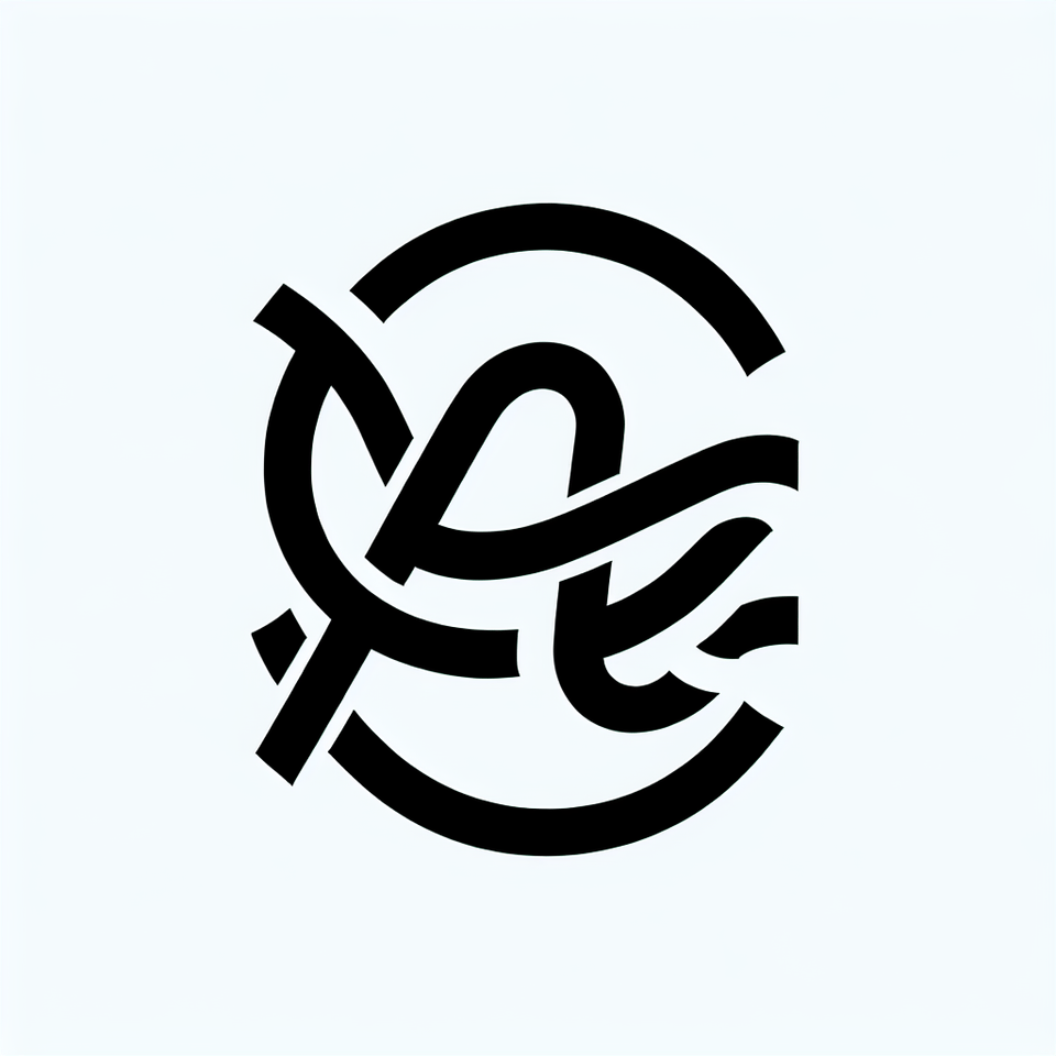 simple logo design incorporating the letters A and E using black and white colors text effect image