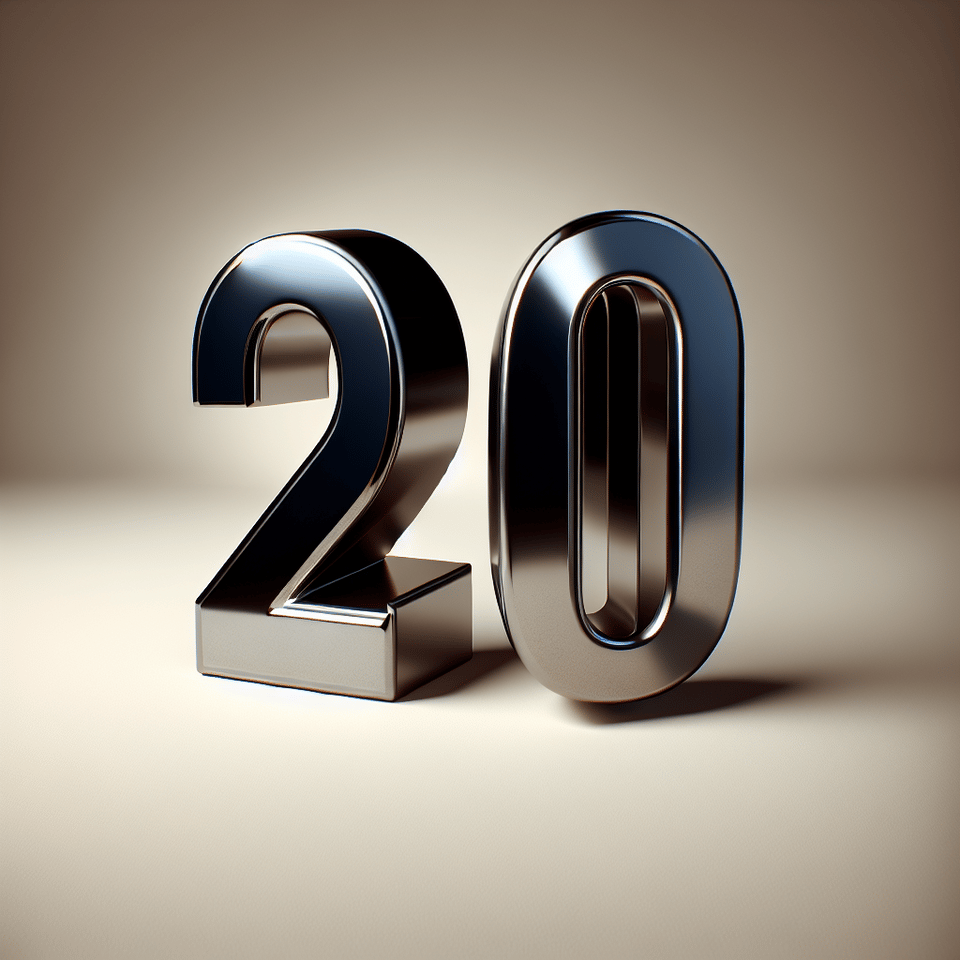 2.0, 3d render, illustration text effect image