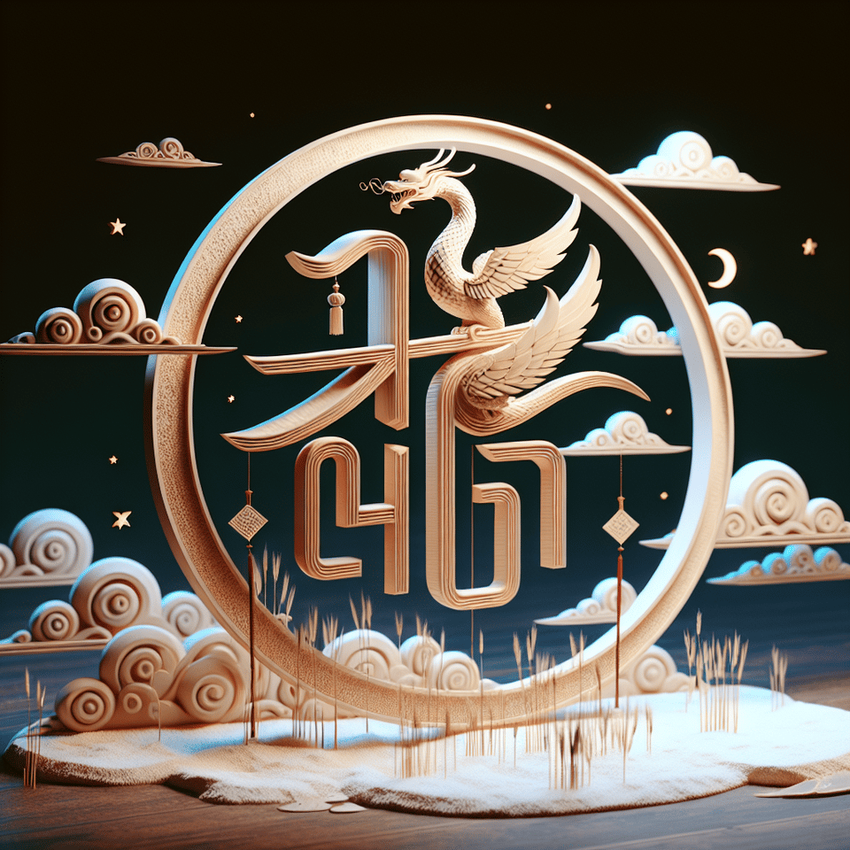chữ Trọng Nghĩa 3D text effect image
