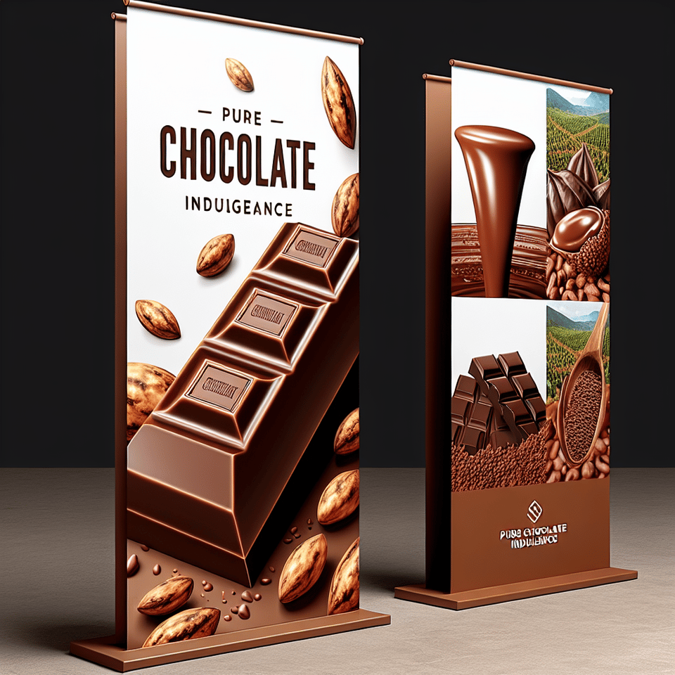 Chocolate Standee banner text effect image