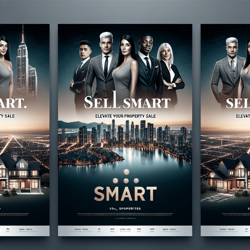 Sell Smart: Elevate Your Property Sale with Luxtown Properties, poster text effect image