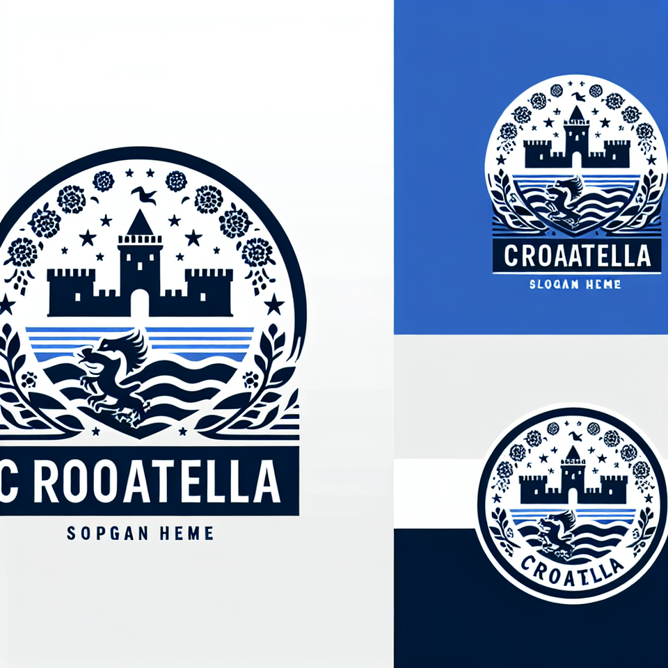 CROATELLA BRAND NAME LOGO text effect image