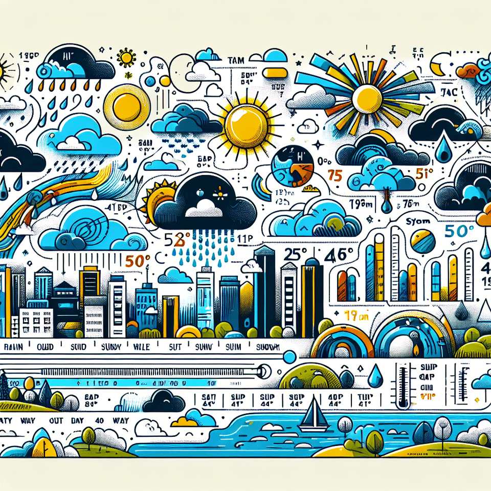 weather forecast template text effect image