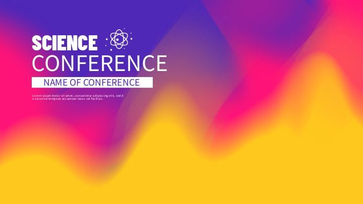abstract banner for a corporate gathering