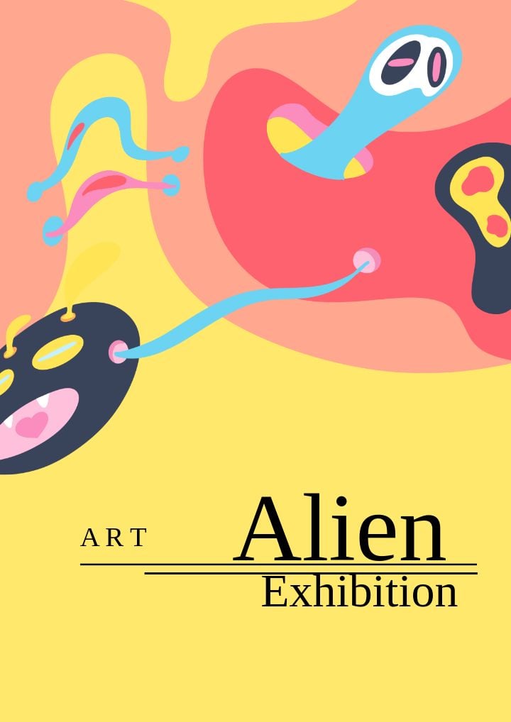 abstract poster an extraterrestrial art showcase