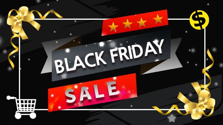 banner featuring black friday deals