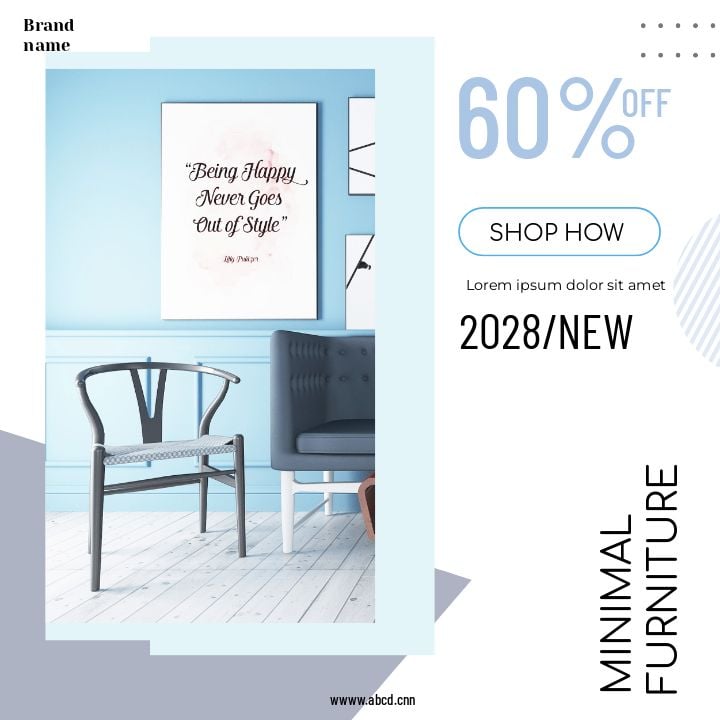 blue geometric business promotion in home fashion