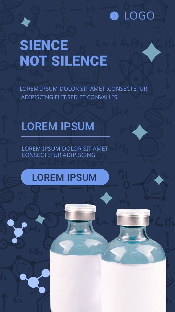 blue science experiment project promotion easy and straightforward