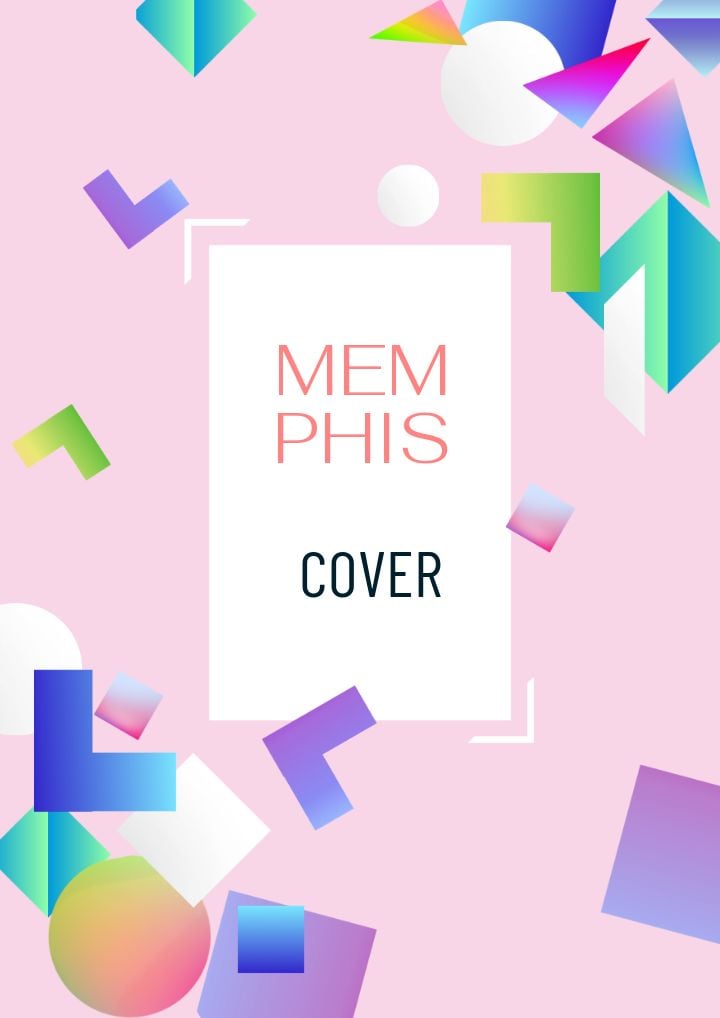 business poster with geometric design on a pink background book cover