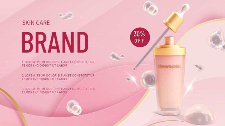 captivating romantic beauty skincare advertisement
