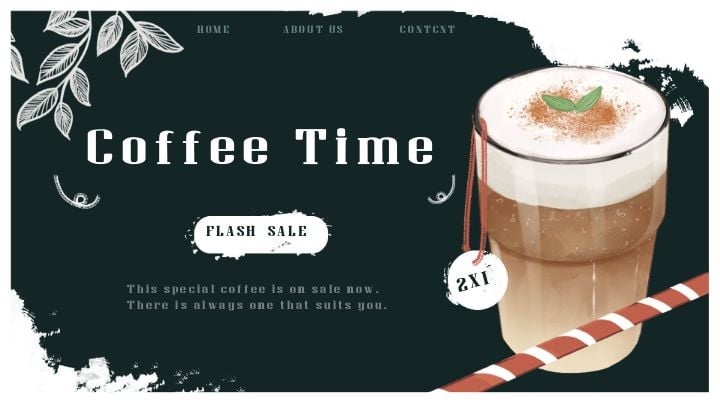 coffee discount triple promo banner
