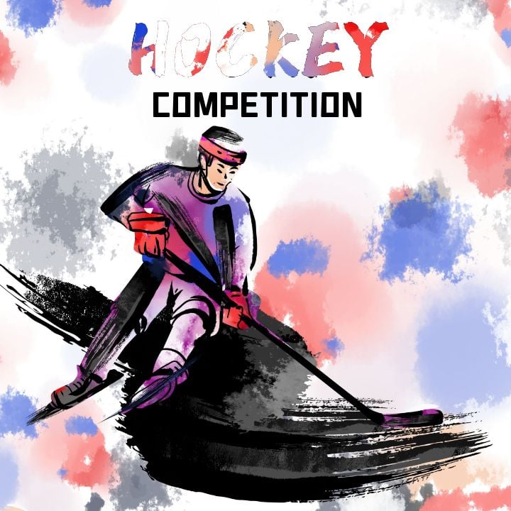 creative instagram post energizing brush hockey in the olympic arena