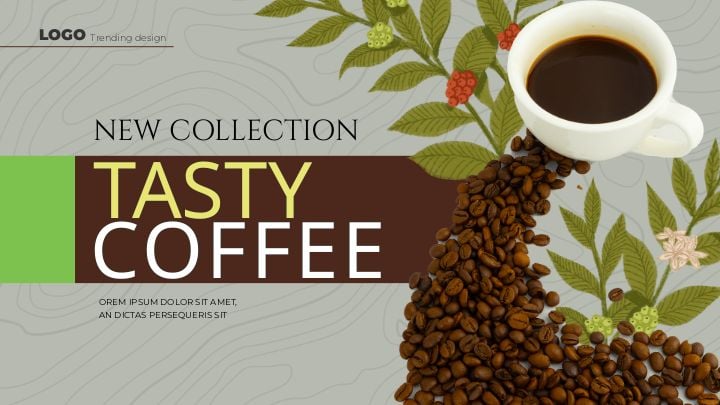 customized coffee beverage catering web banner for style enthusiasts