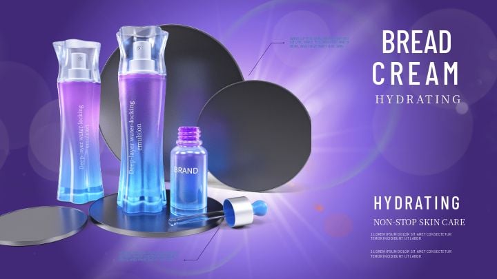 elegant minimalist skincare banner for the finest beauty experience