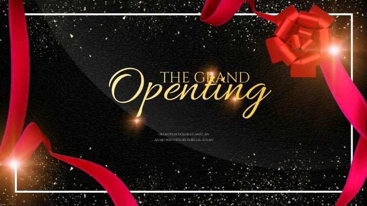 elegant premium launch web banner