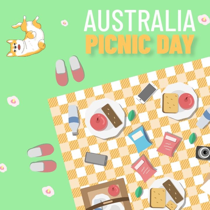family picnic day down under in australia