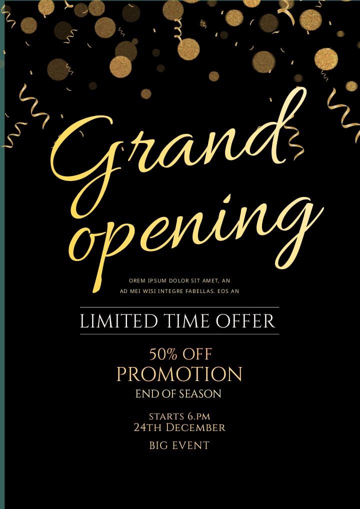 grand opening gala shimmering fashion affair