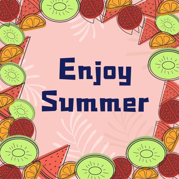instagram post featuring a variety of fresh fruits