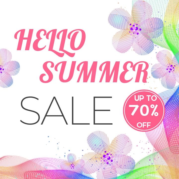 instagram post featuring flowers in a special color against a white background