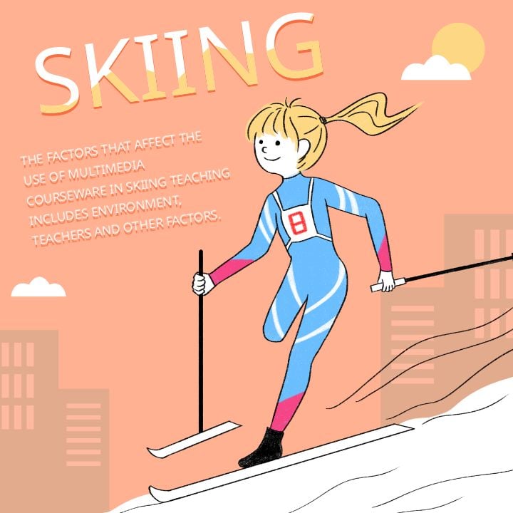 instagram post featuring skiing at the paralympic games