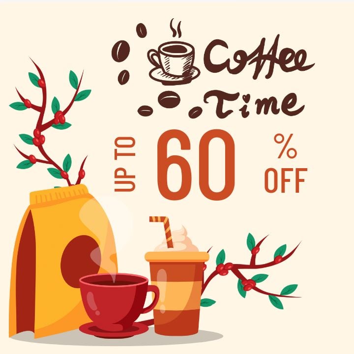 instagram post featuring unique coffee deals