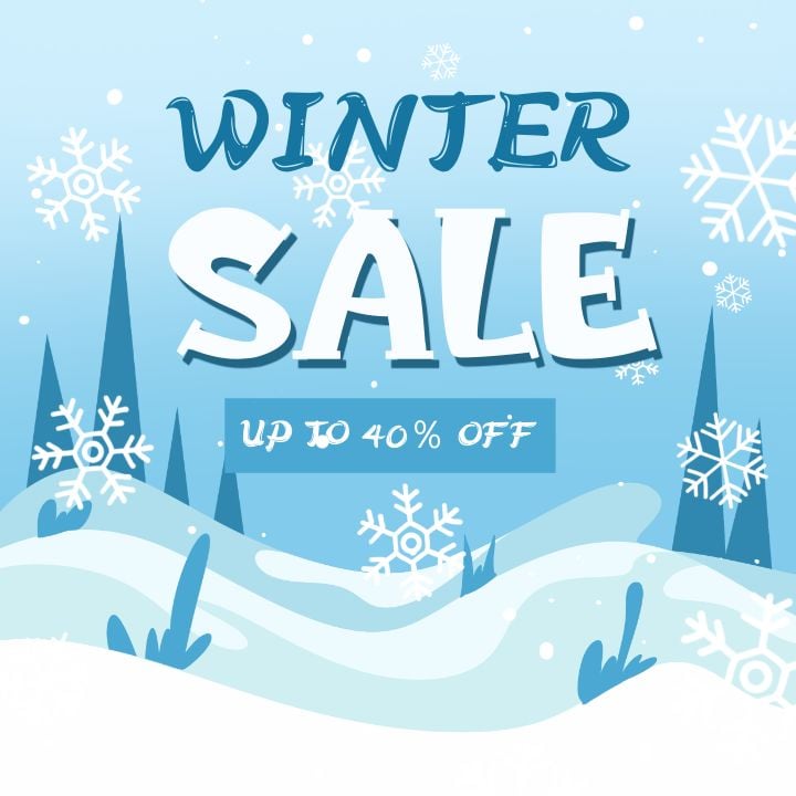 instagram post special winter savings offer